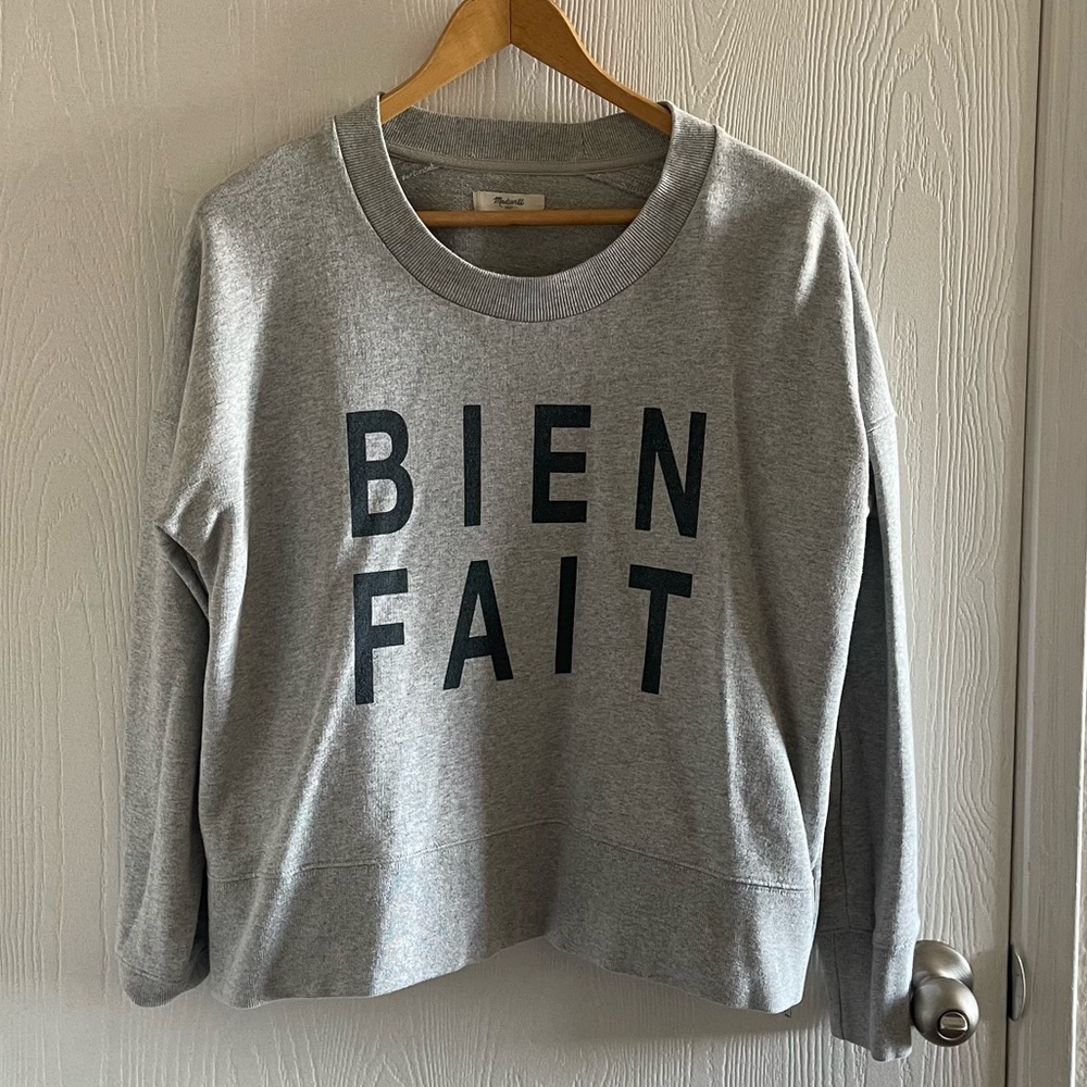 Madewell “Bien Fait” Crew Neck Sweater - M